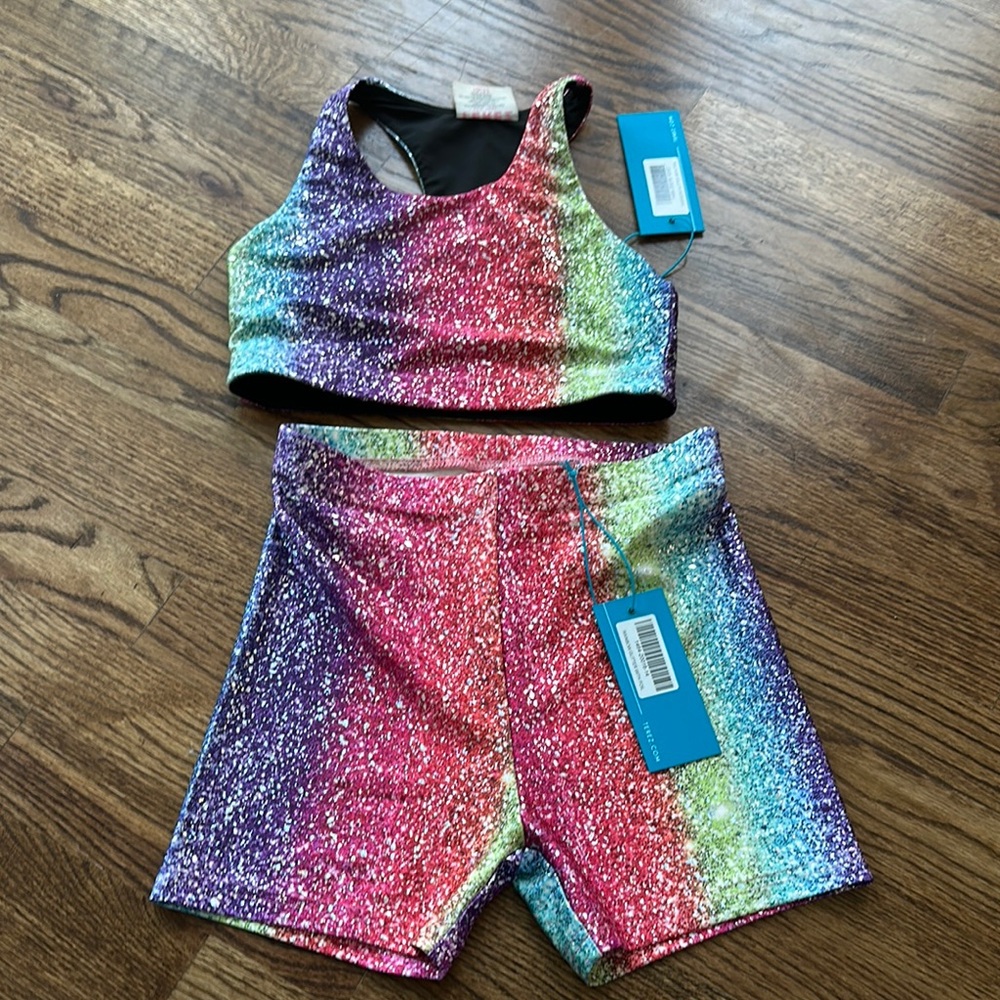 Terez Red and Pink Dance Matching Set